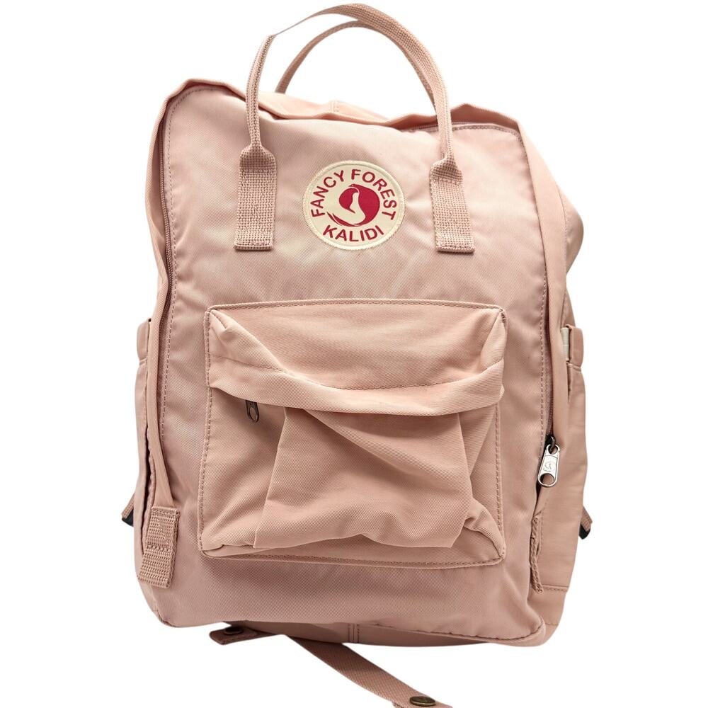 KALIDI Fancy Forest Backpack Pink Nylon Laptop School Bag with Pockets‎